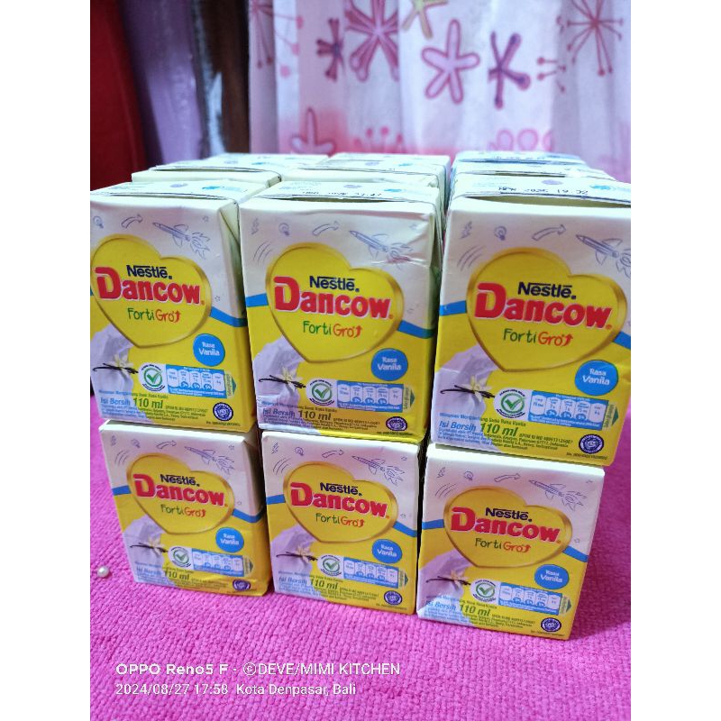 

Susu Dancow Fortigro Vanilla 110ml