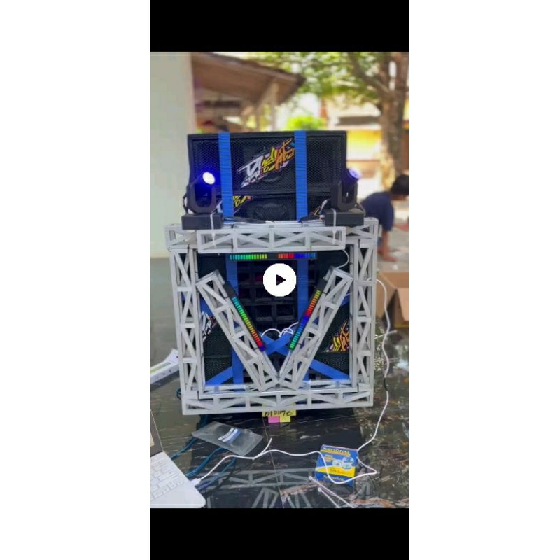 MINIATUR LAMPU BEAM BAHAN PARALON