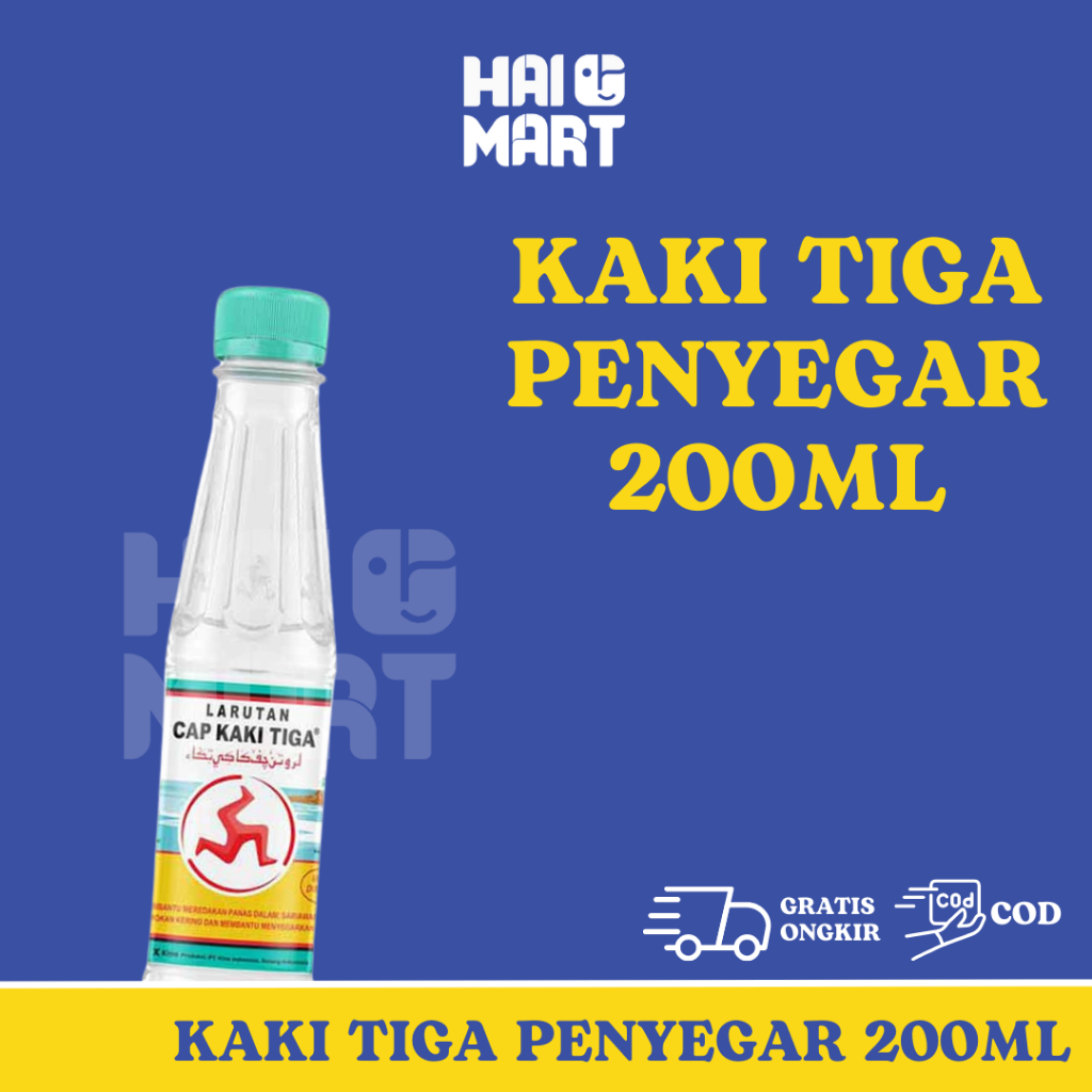 

Larutan Penyegar Cap Kaki Tiga 200ml