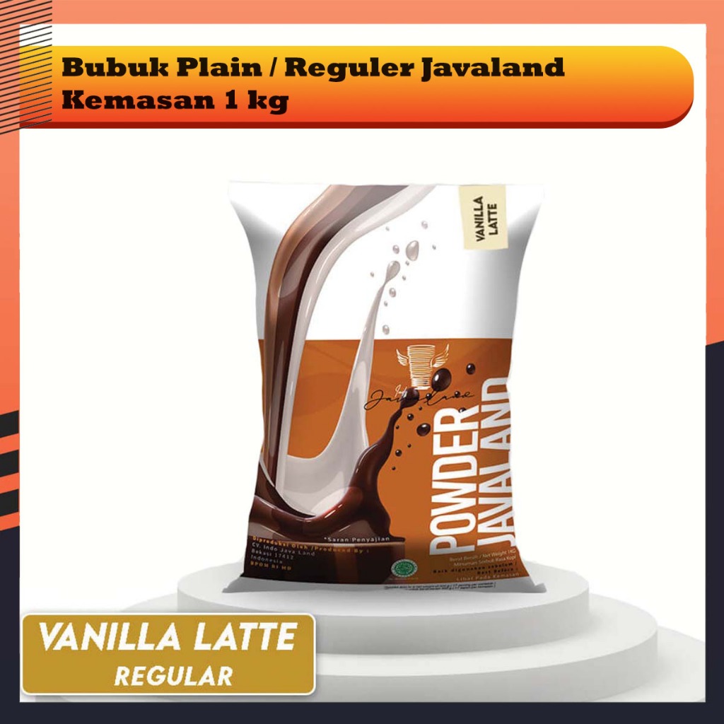 

Javaland Bubuk Minuman Reguler Rasa Vanilla Latte 1kg Serbuk Minuman Kekinian