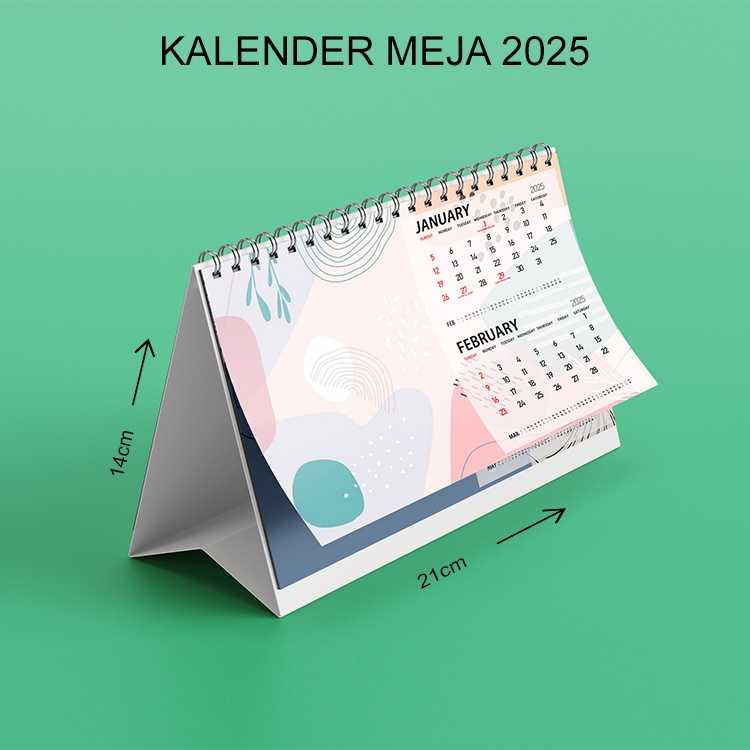 

Kalender 2025 Lengkap / Kalender Meja Ukuran (14,5 x 21,5 cm) Motif AESTHETIC #KLMF01