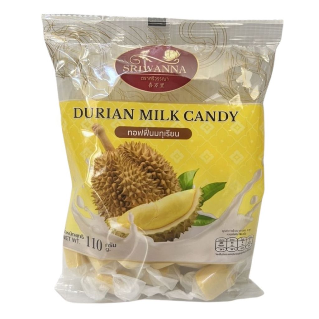 

Sriwanna Durian Milk Candy 110gr