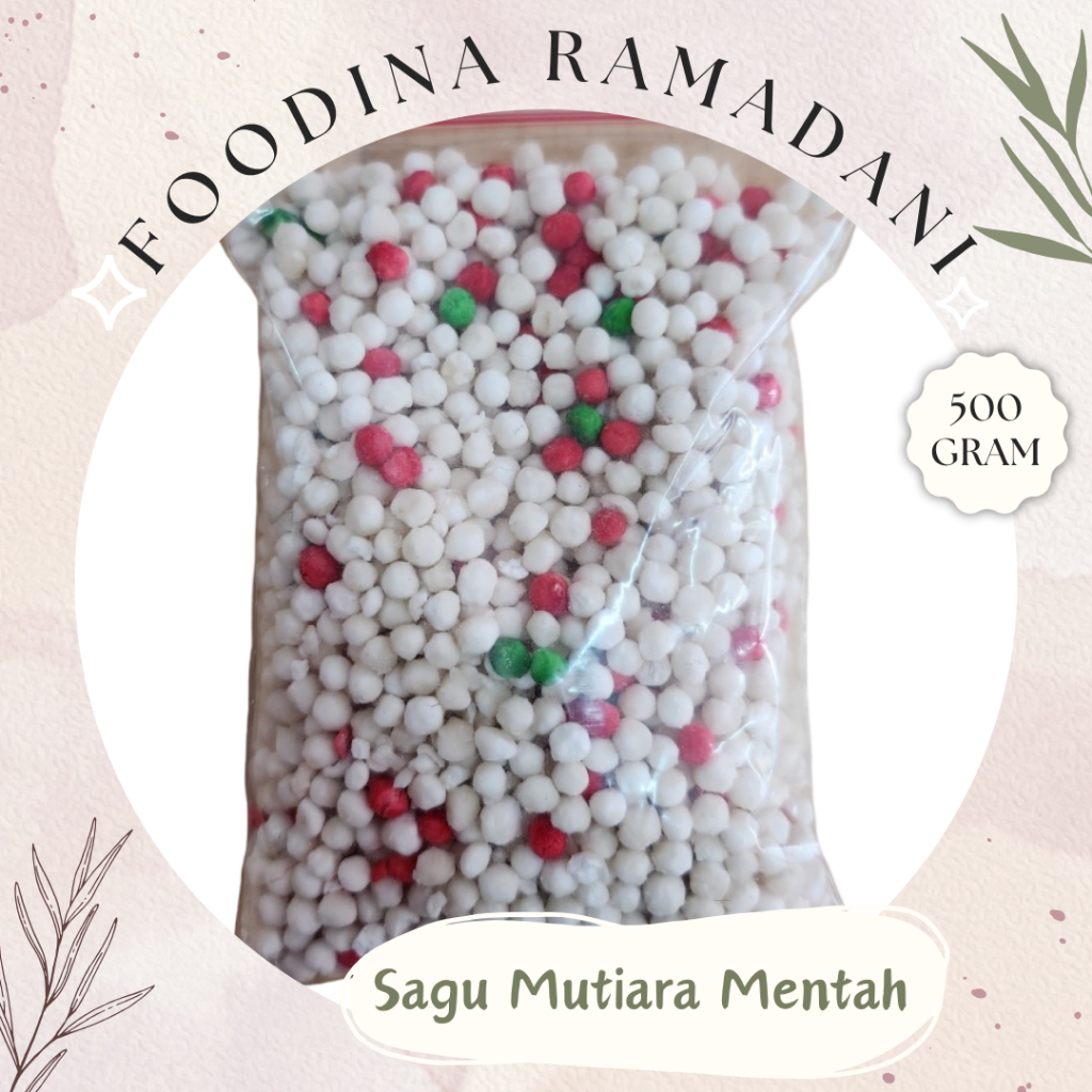 

SAGU MUTIARA Mentah - Sago Seeds [ 500gr ] Harga Per 0,5 Kg