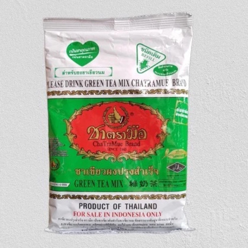 

CHATRAMUE GREEN TEA DAUN 200 GR BPOM & HALAL