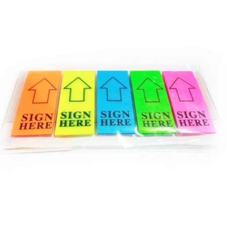 

PRODUK AWAL TAHUN Post it Sign Here Pronto 1 set
