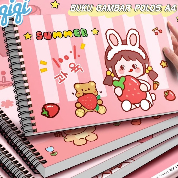 

PRODUCT IMPOR Buku gambar polos A4buku mewarnaibuku gambar mewarnaiA4 drawing book Buku gambar anak buku gambar a4 Qiqi Treasure