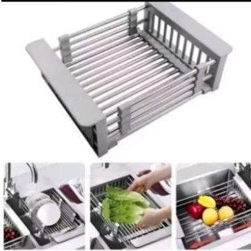 Kranjang tirisan bak cuci piring stainless