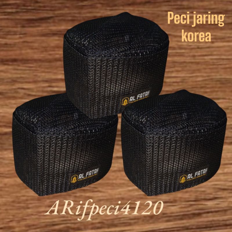 kopiah songkok jaring /kopiah dewasa / peci jaring korea peci pria deawa peci jaring putih peci lonj