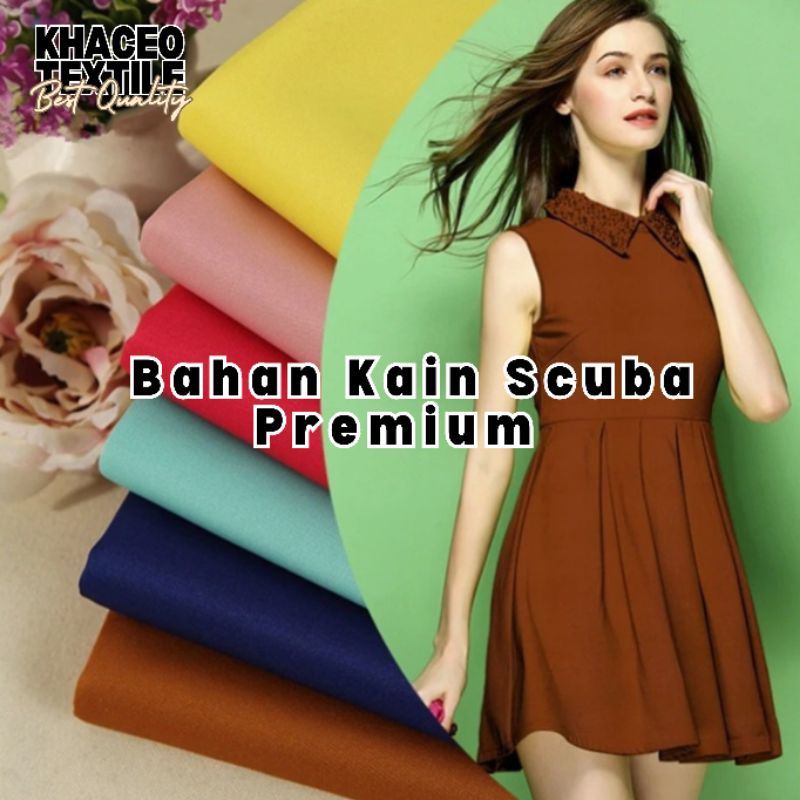 PROMO Kain Scuba Premium/Bahan Scuba Premium/Scuba/Scuba Premium/Kain Bahan Scuba Premium/Kain Premi