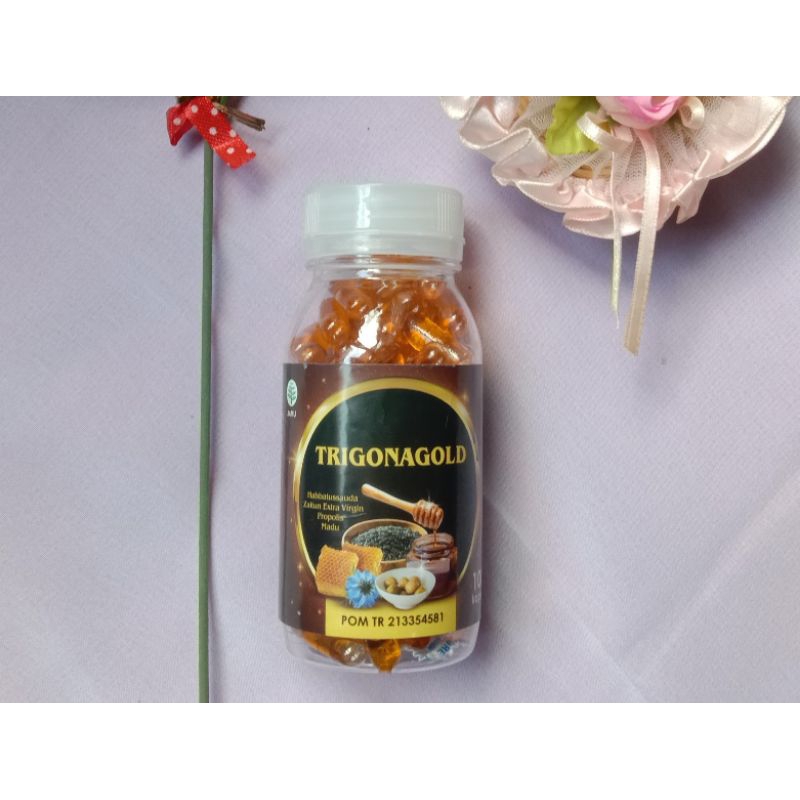 

ORI Trigona Gold Habbatussauda Oil ExtraPropolis Original - Isi 100 Kapsul