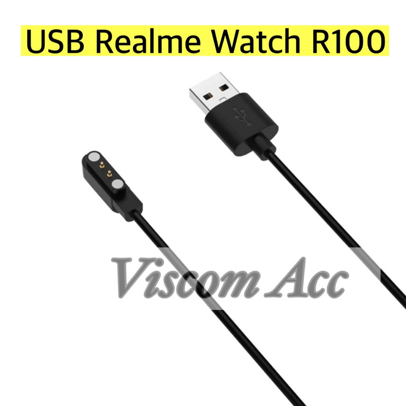 USB Realme Watch R100 Magnetic / Kabel Charger Realme watch R100