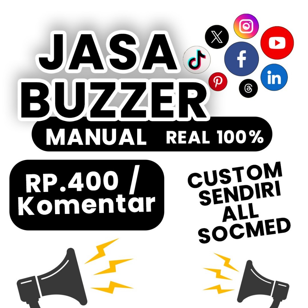 JASA BUZZER KOMEN INSTAGRAM KOMEN TIKTOK KOMEN TT KOMEN FACEBOOK KOMENTAR TIKTOK KOMENTAR IG FACEBOO