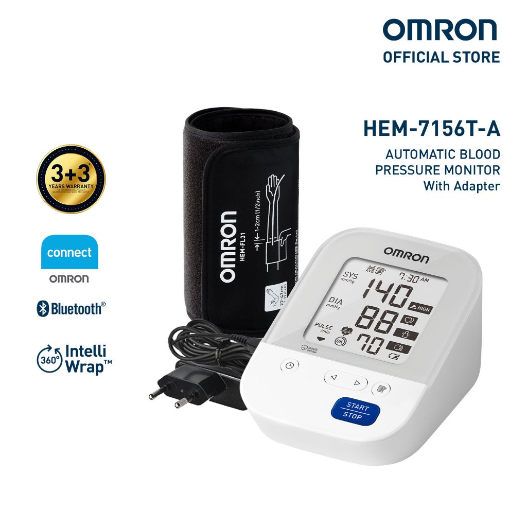 OMRON HEM 7156T-A Tensimeter Digital + Connect Bluetooth