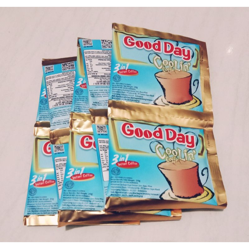 

Good Day Coolin Kopi Good Day 3 in 1 Coolin 1 Renceng 10 Sachet