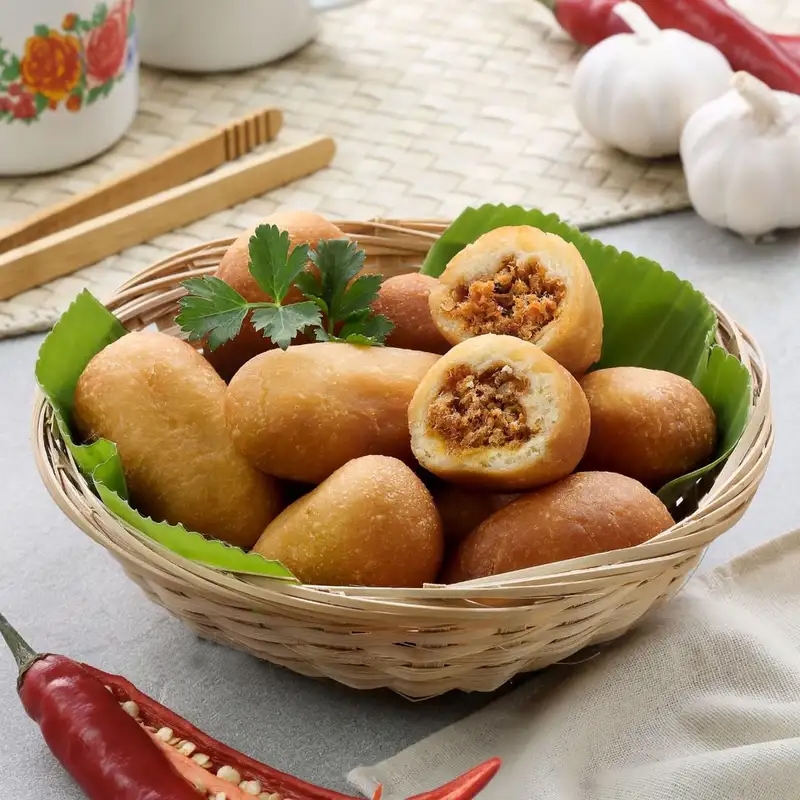 

Luti Gedang Mie Tarempak khas kepulauan Riau -Asli-