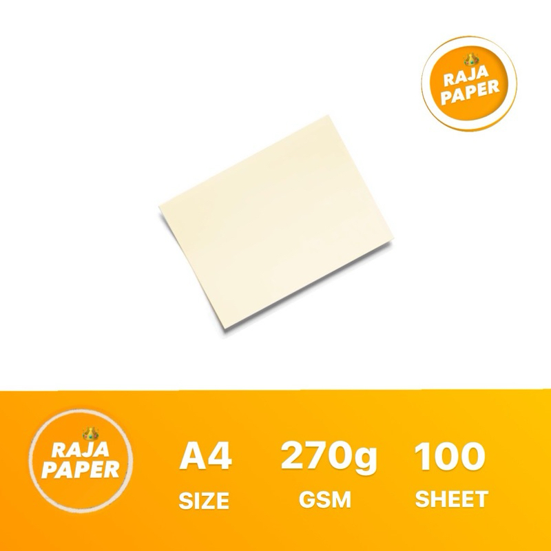 

Kertas Ivory 270 Gsm A4 100 Lembar . ( 210 Mm x 297 Mm ) ( 21 Cm x 29.7 Cm ) , 270 Gr / 270 Gram , 100 Lbr / 100 Pcs , Karton Ivory , Kertas Karton Ivory .