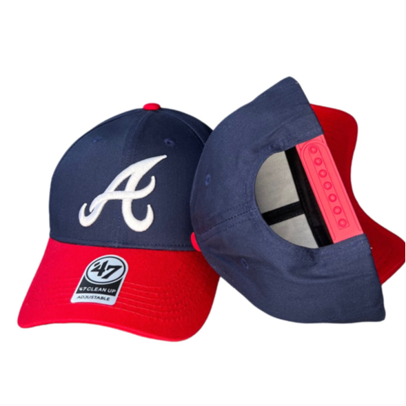 Topi Baseball MLB Atlanta Braves Original Import Baseball Cap Fashion Pria Wanita Hat Dewasa