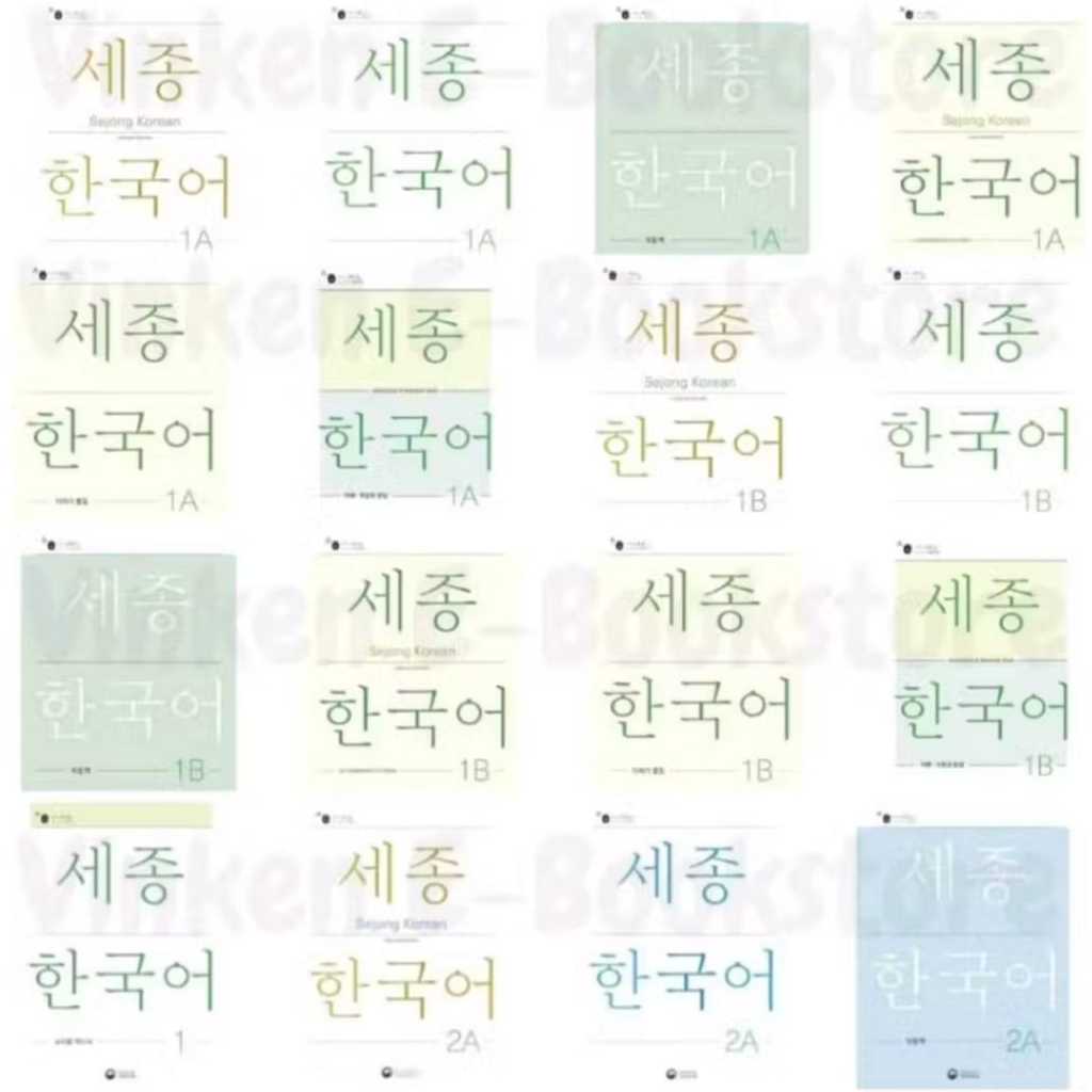 

[VINKEN] Sejong Korean 2nd Edition Textbk Workbk Additional Activities Vocab Grammar