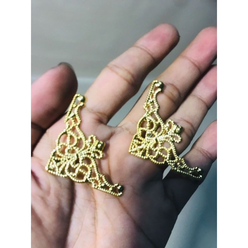 

lempengan siku hias seserahan | siku hias box hantaran | warna GOLD