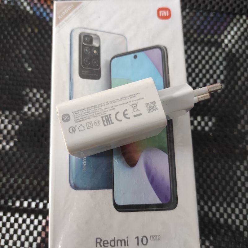 adaptor xiaomi original fast charging bawaannya redmi 10 2022 ( second tanpa kabel)
