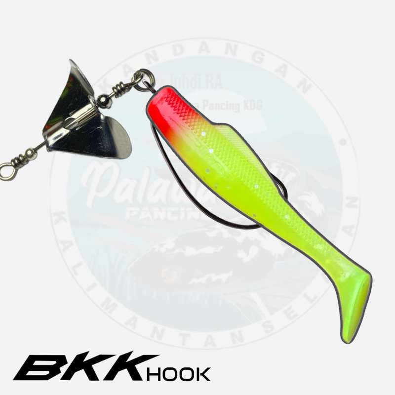 Softlure 8 cm propeller mini Lure Toman Gabus Umpan Casting