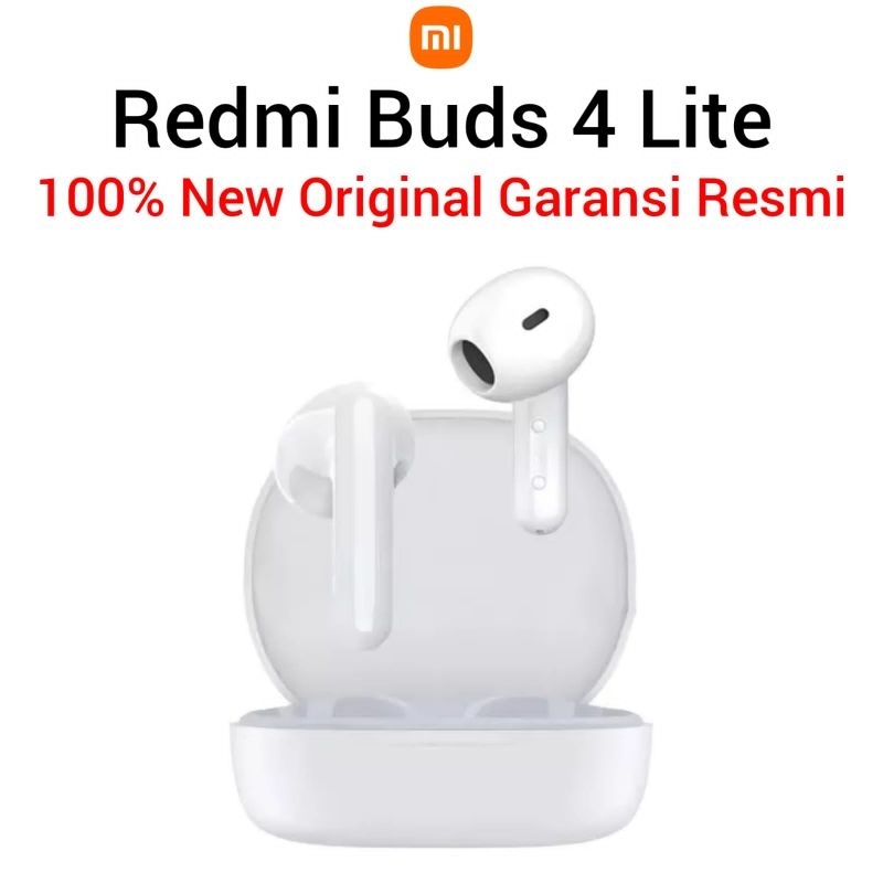 Xiaomi Redmi Buds 4 Lite NEW Garansi Resmi Mi TWS Bluetooth Headset Earphones Bud