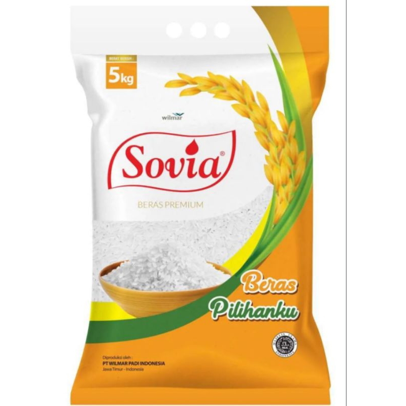 

Beras Premium SOVIA kemasan 5 kg