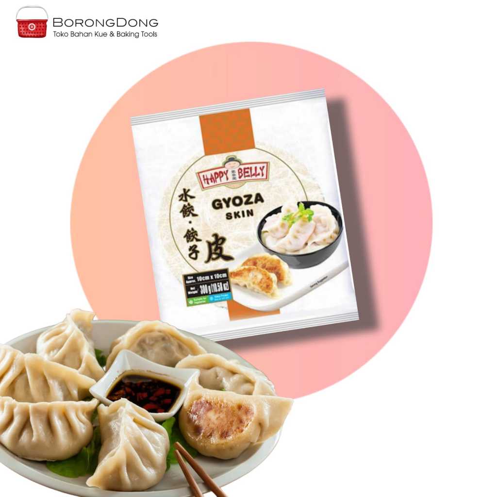 

Happy Belly Gyoza Skin 300g / Kulit Gyoza / Kulit Dumpling