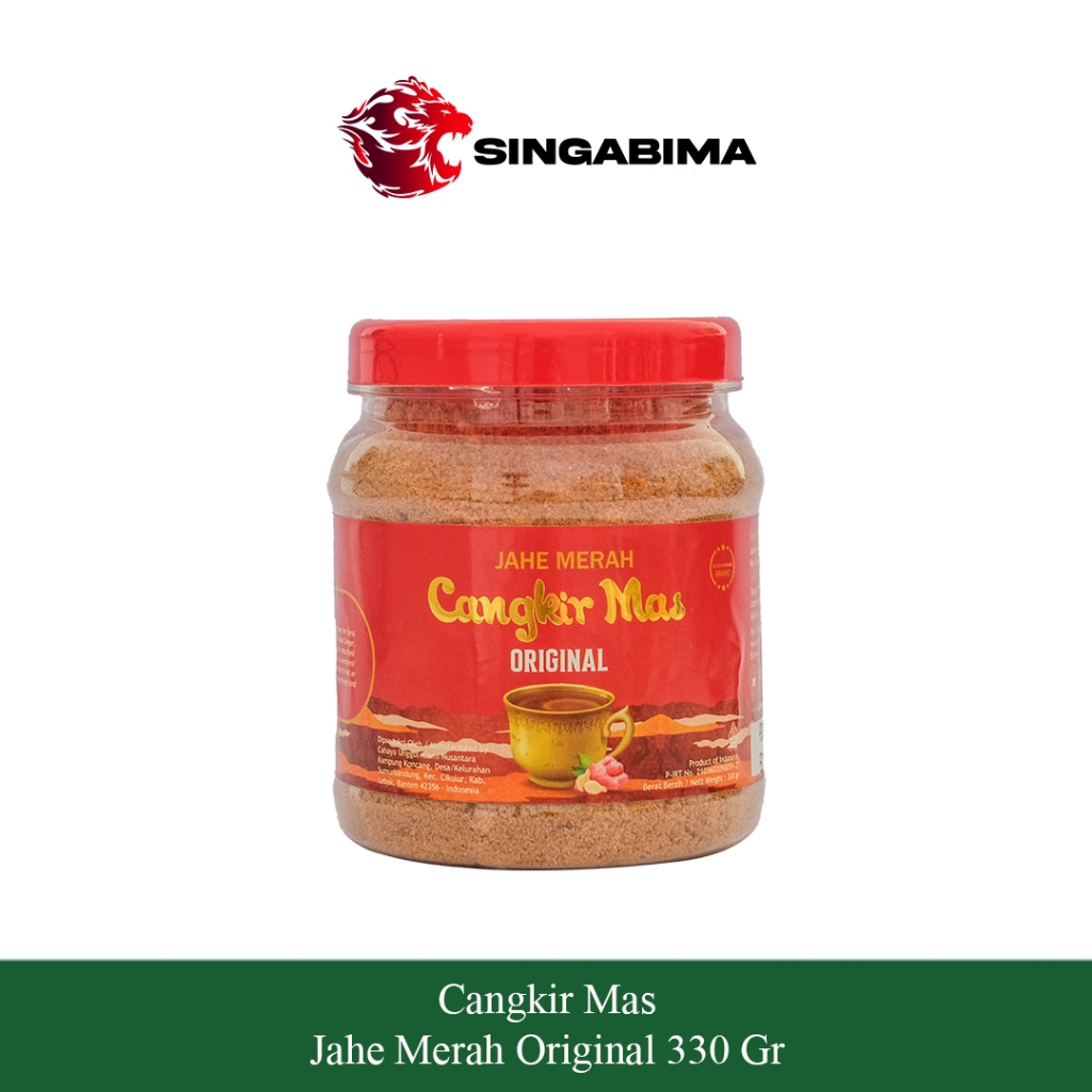 

CANGKIR MAS Jahe Merah Original Toples 330GR