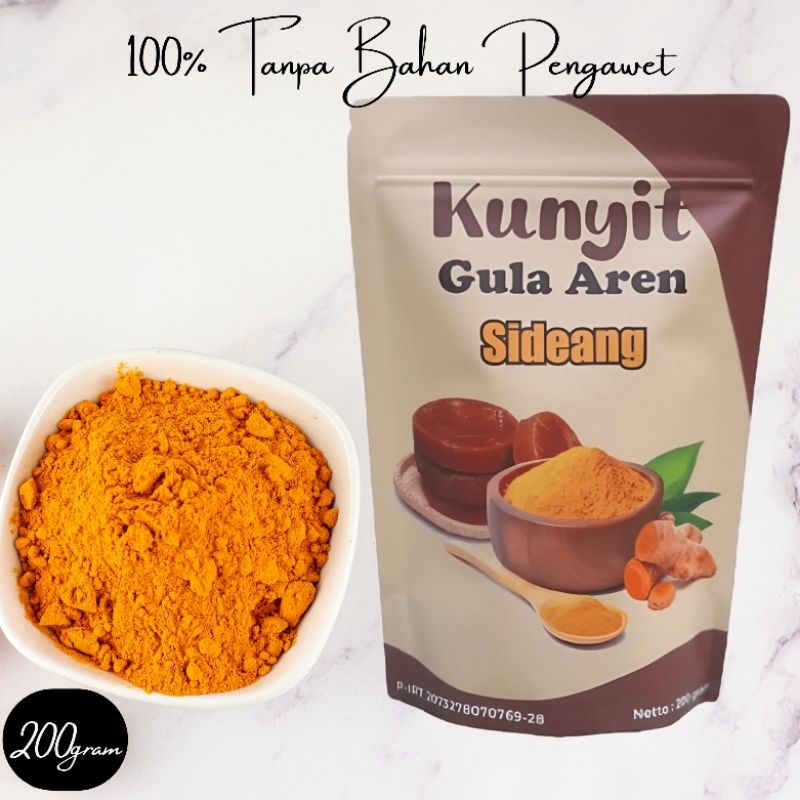 

Jamu Kunyit Instan Bubuk Dengan Gula Aren 200 gram