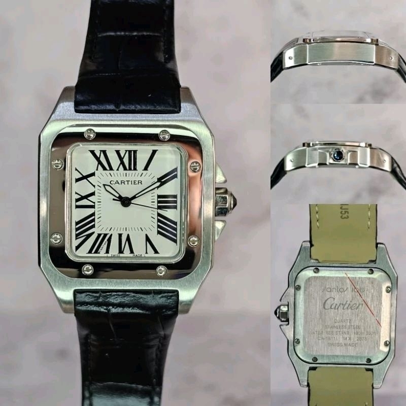 JAM TANGAN COWOK CARTIER SANTOS AUTOMATIC PREMIUM AAA