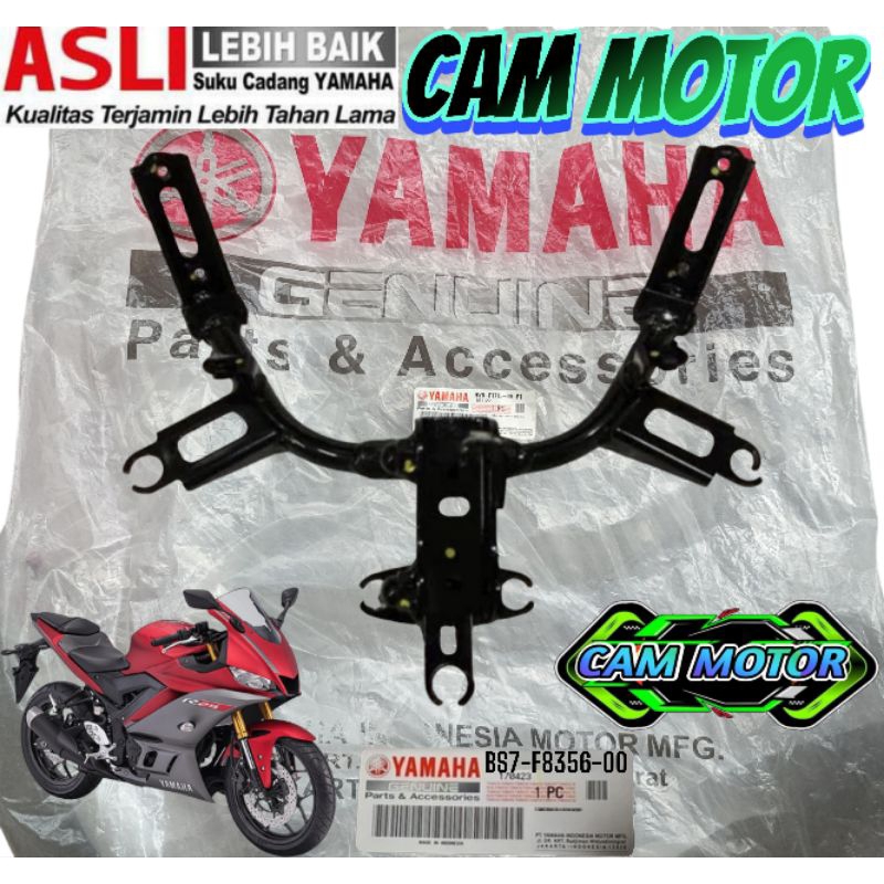 STAY 1,BRACKET TAMENG DEPAN TANDUK RUSA NEW R25 2019 ORIGINAL YAMAHA BS7-F8356-00