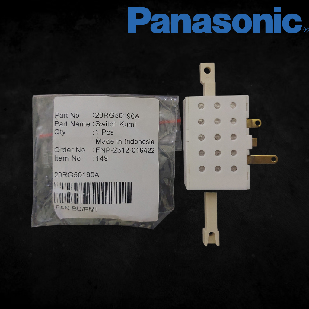 ORIGINAL Switch Exhaust Fan Panasonic Saklar Hexos 10 12 Inch