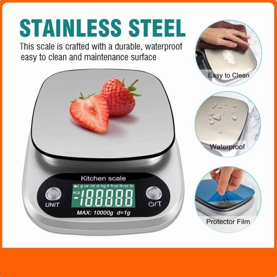 (COD) TIMBANGAN DAPUR DIGITAL 5KG 10KG / TIMBANGAN KUE DIGITAL DAPUR