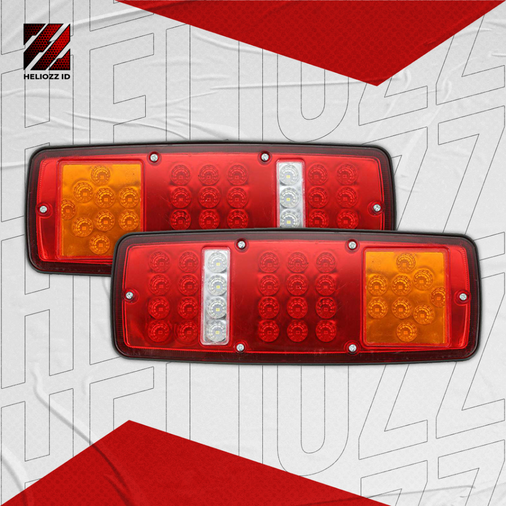 Lampu Stop Lamp Truk LED Benz Mini 12/24 Volt Lampu Stop Pickup Truk L300 Futura