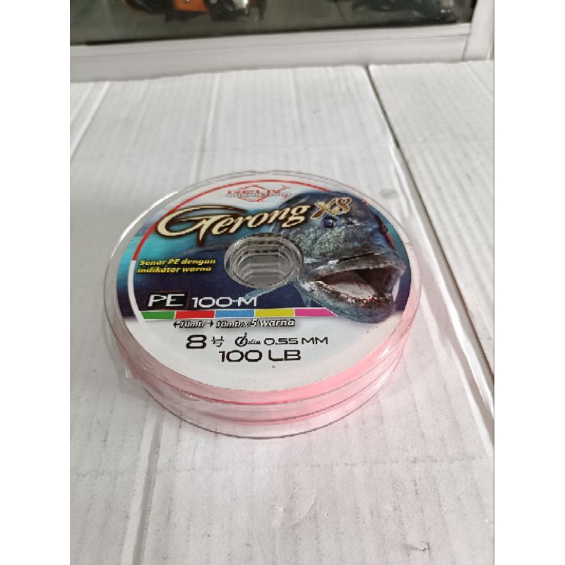 Senar PE Relix Nusantara Gerong X8 (100 m ) #PE 5, #Pe 6 & # PE 8