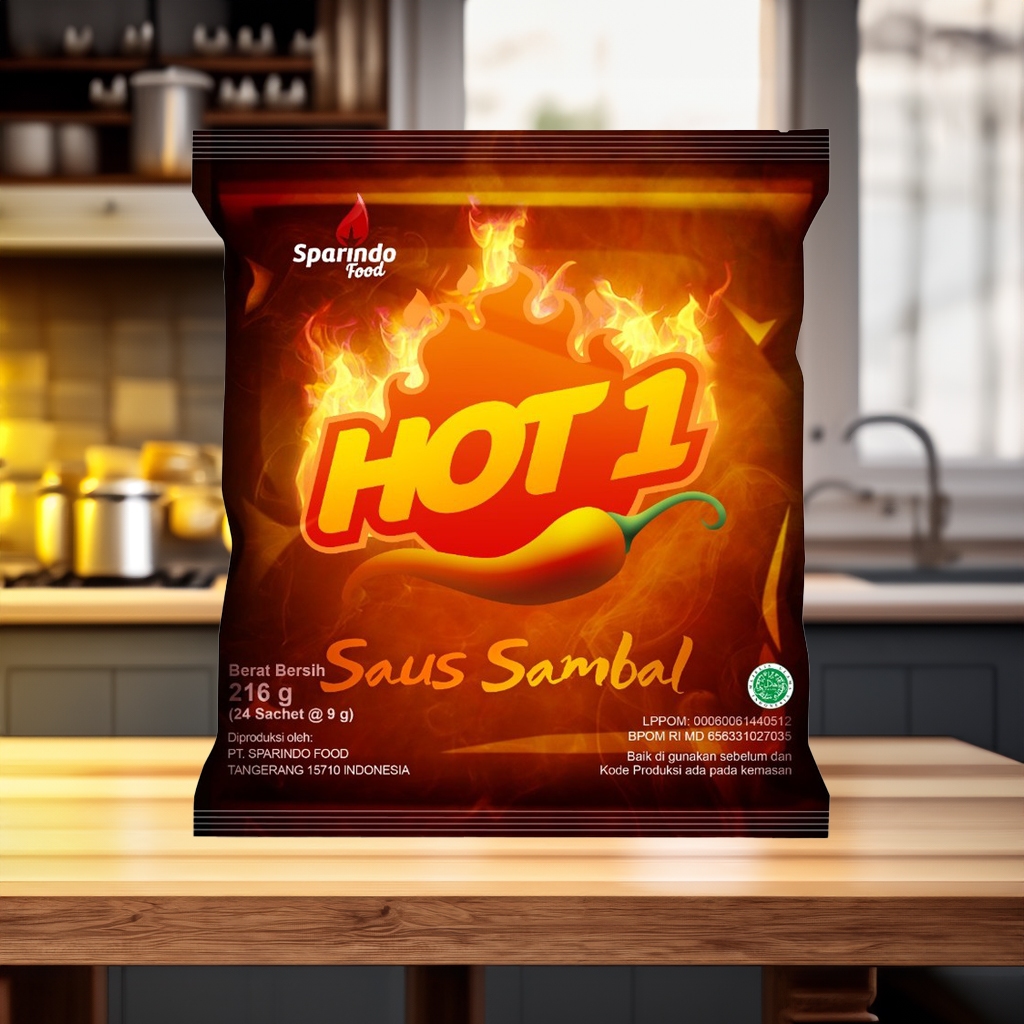 

Saus Sambal HOT1 Isi 24 pcs