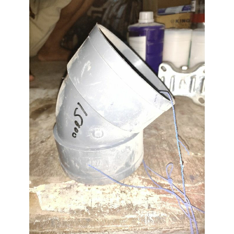 Knee 45 derajat 4 inchi