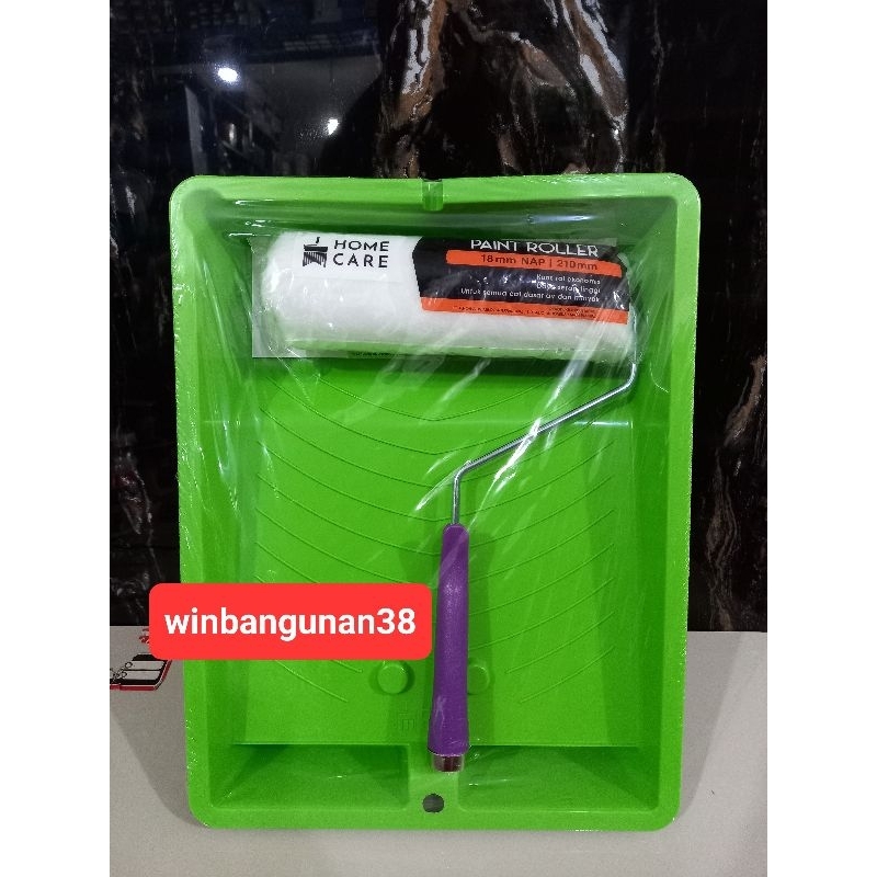 Paket 1set Bak cat+kuas roll/ember cat