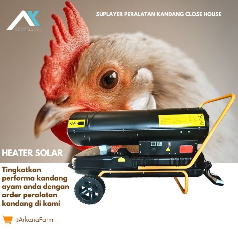 Pemanas heater solar kandang ayam broiler doc