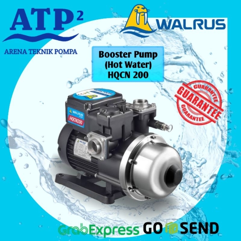 Walrus HQCN 200 Pompa Booster Pompa Pendorong Air Panas Pompa Jntuk Air Panas