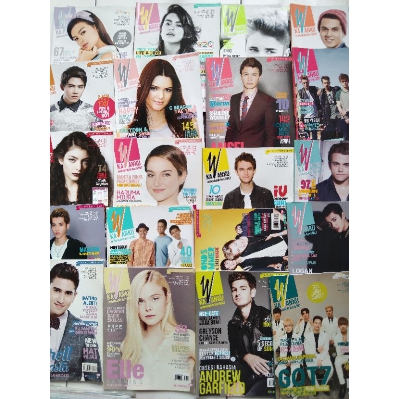 Majalah bekas majalah KAWANKU edisi Tahun 2013 - 2014