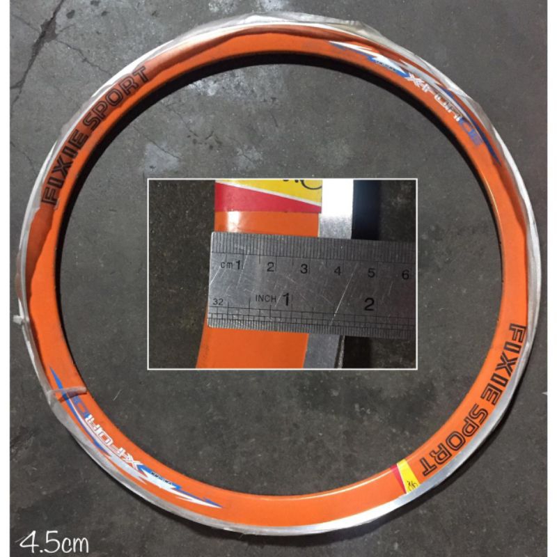 velg rims fixie 700c 36h alumunium 4.5cm harga bijian