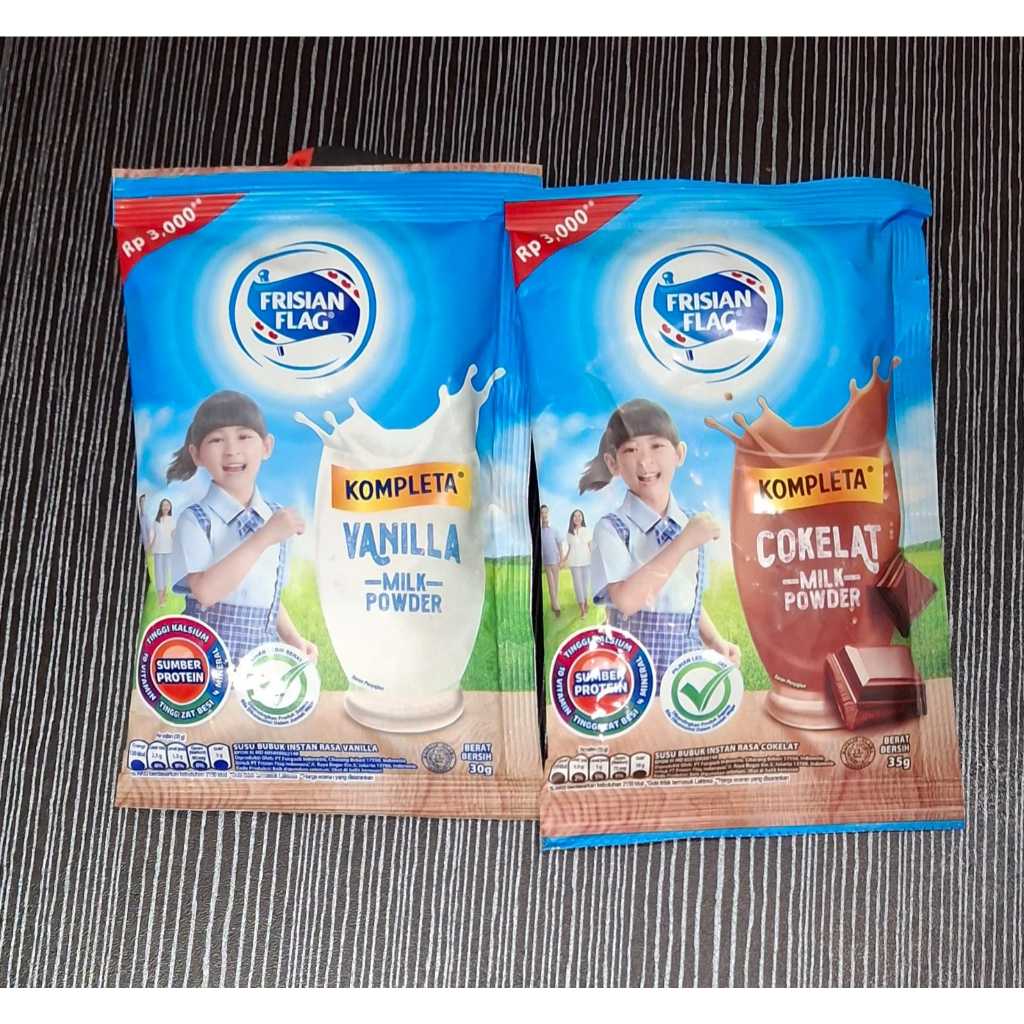 

Frisian flag kompleta 1pcs 30g / susu bubuk Frisian flag