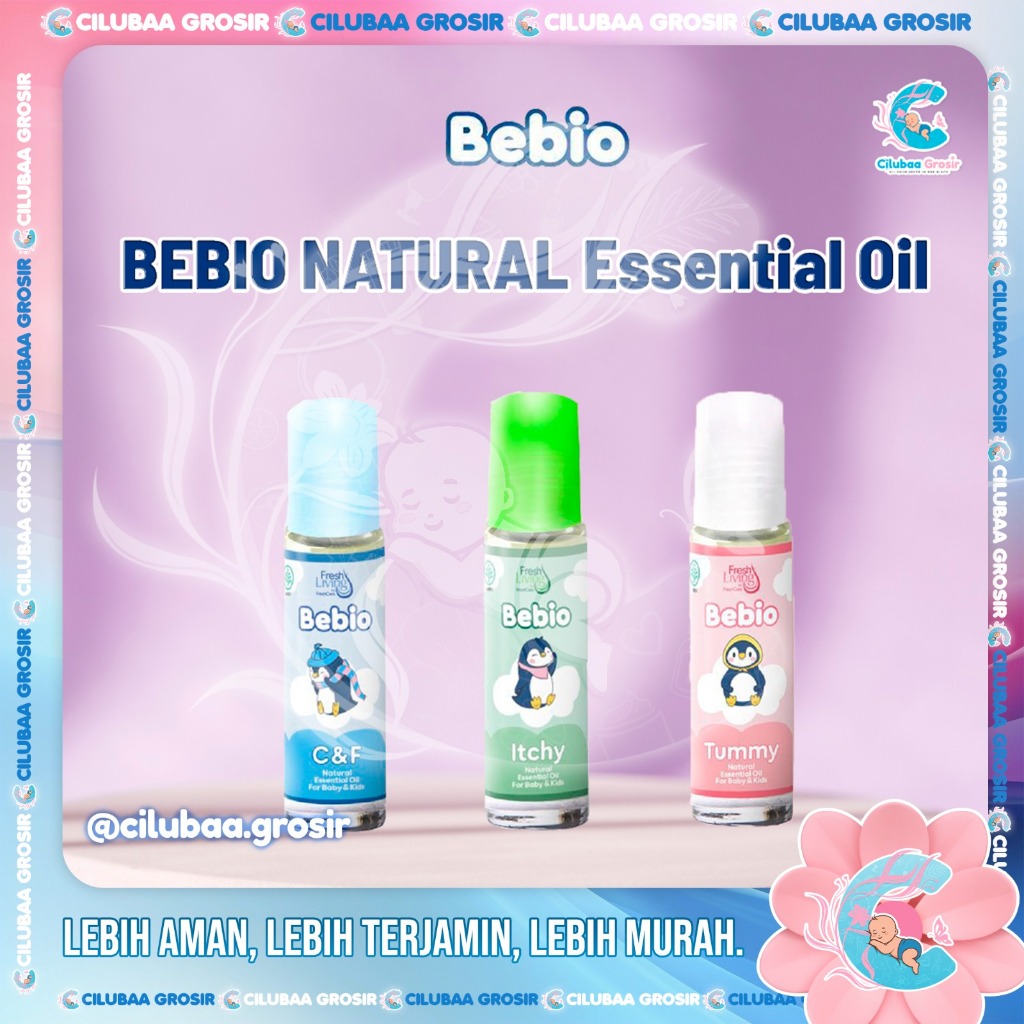 BEBIO Baby Oil Freshliving Essential Oil For Baby & Kids 9mL  || Minyak Aromatherapy Untuk Bayi