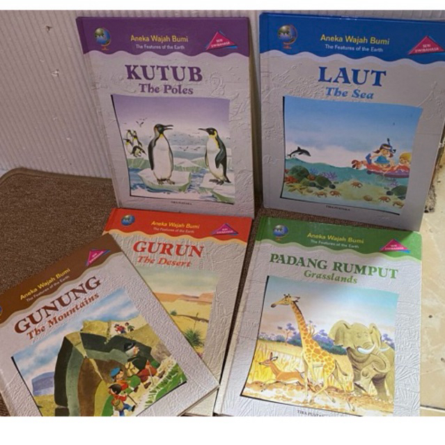 Buku Aneka Wajah Bumi-Gunung-Padang Rumput-Gurun-kutub-Laut