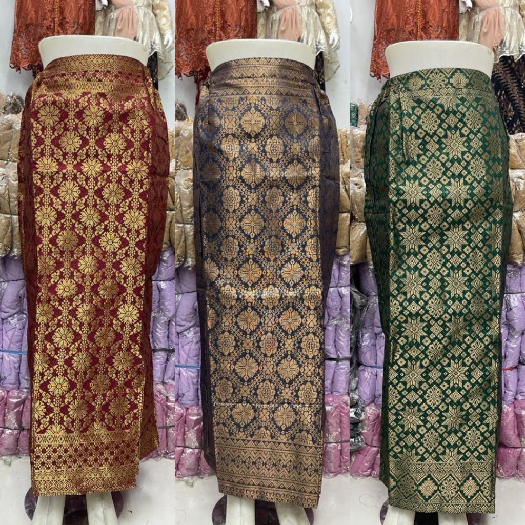 Rok Span Songket / Rok Songket Bordir Bawahan Kebaya