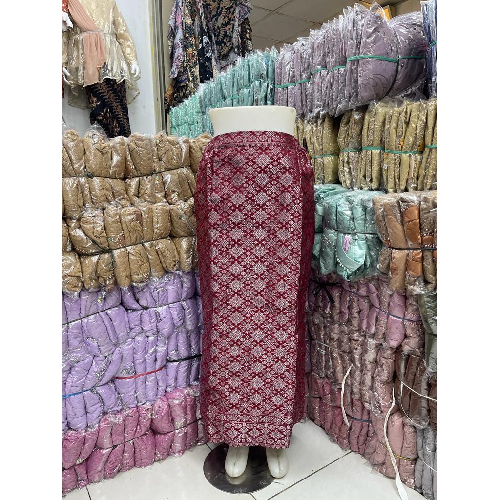 Rok Span Songket / Rok Songket Bordir Bawahan Kebaya