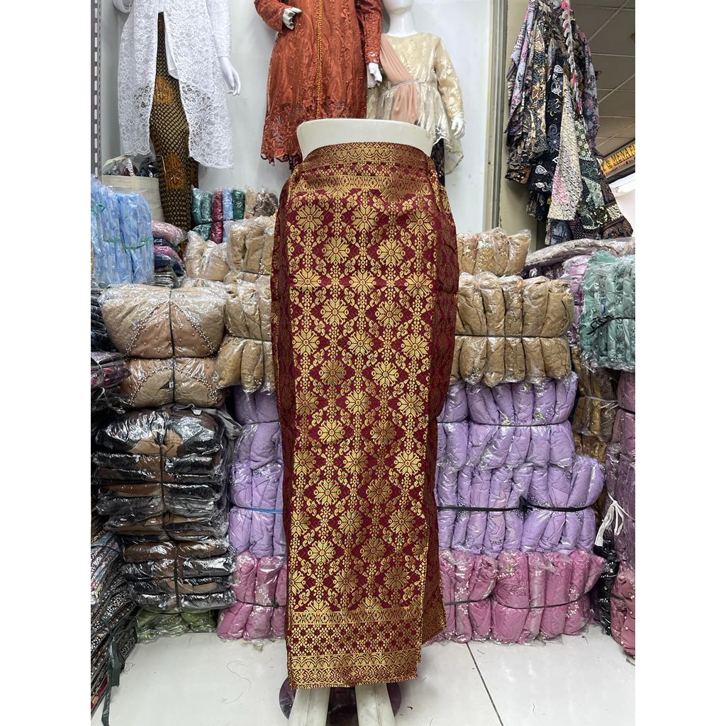 RB Rok Span Songket / Rok Songket Bordir Bawahan Kebaya