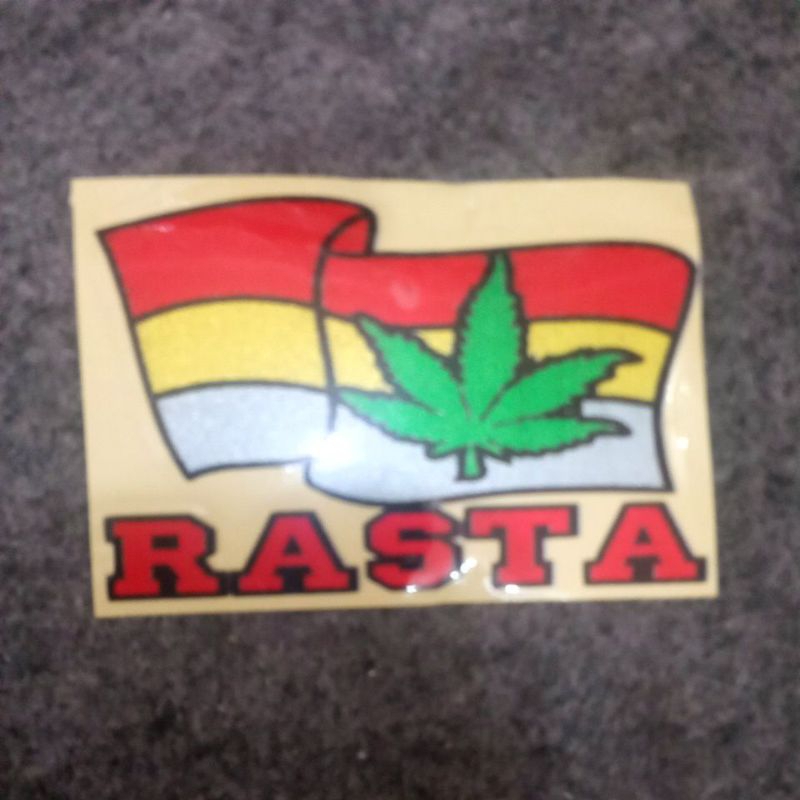 

Sticker metalik rasta